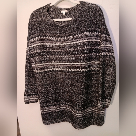 J.Jill Lagenlook Grandpa texture sweater M - Picture 1 of 7